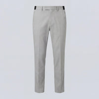 Northfords non-iron trousers folded showing zero wrinkles
