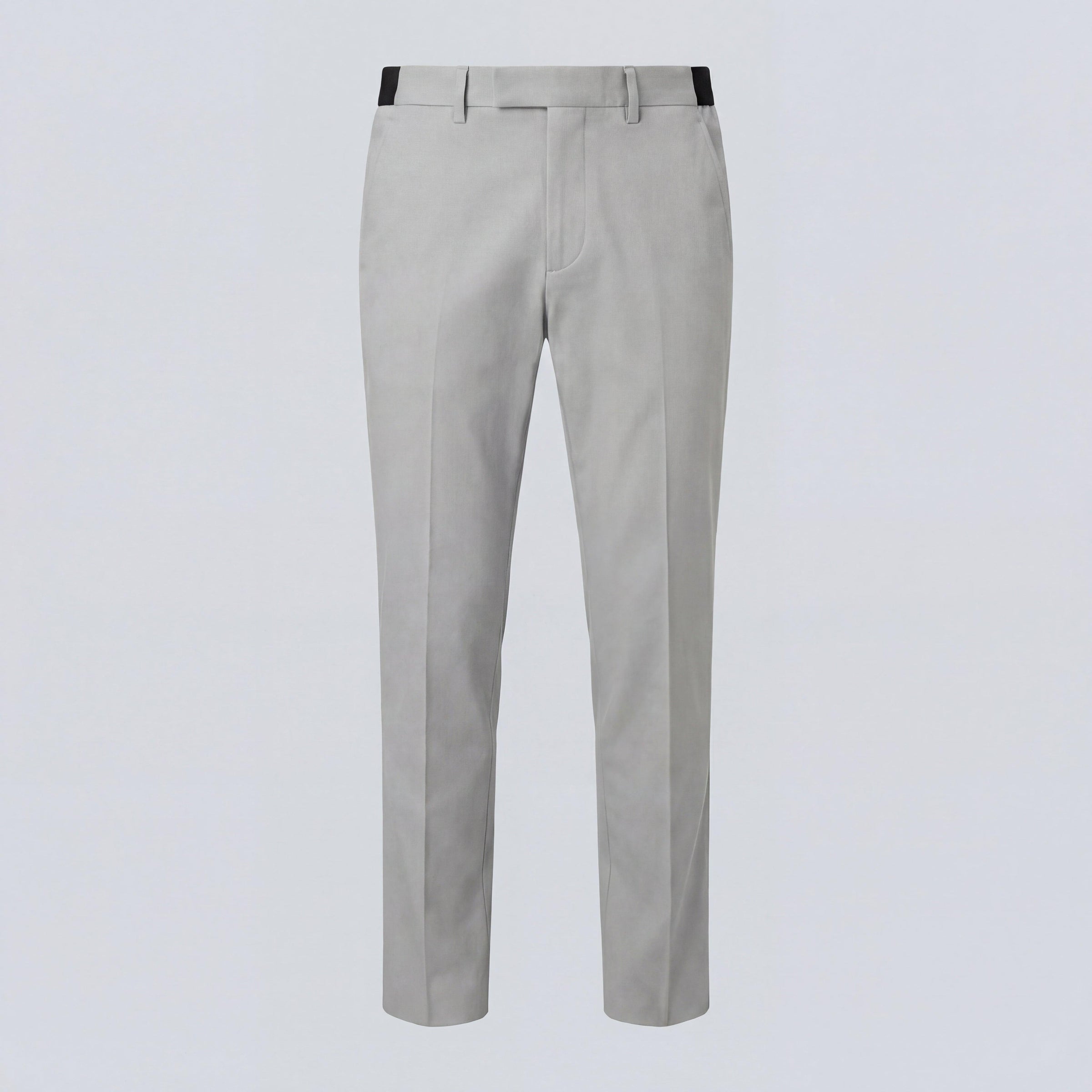 Northfords non-iron trousers folded showing zero wrinkles