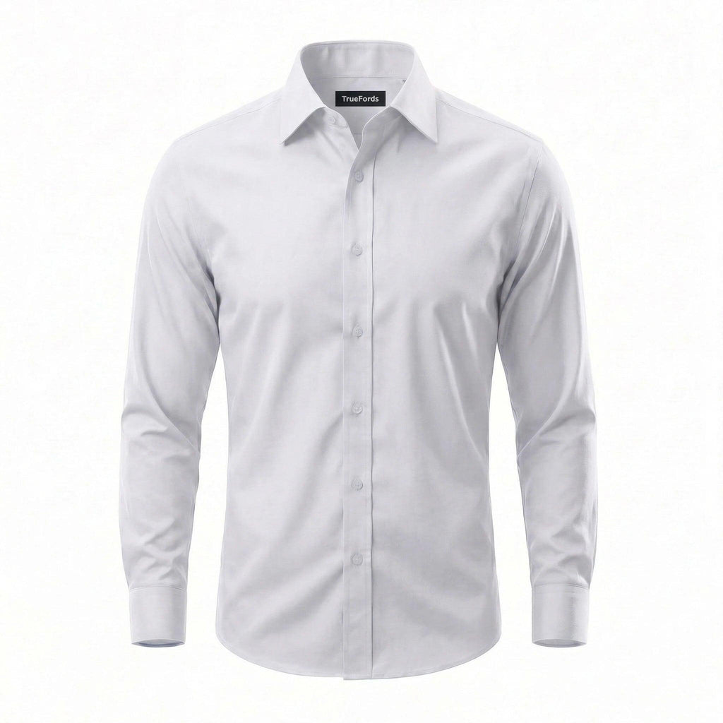 Northfords wrinkle-free shirt straight from wash no iron needed