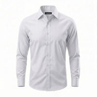 Northfords wrinkle-free shirt straight from wash no iron needed