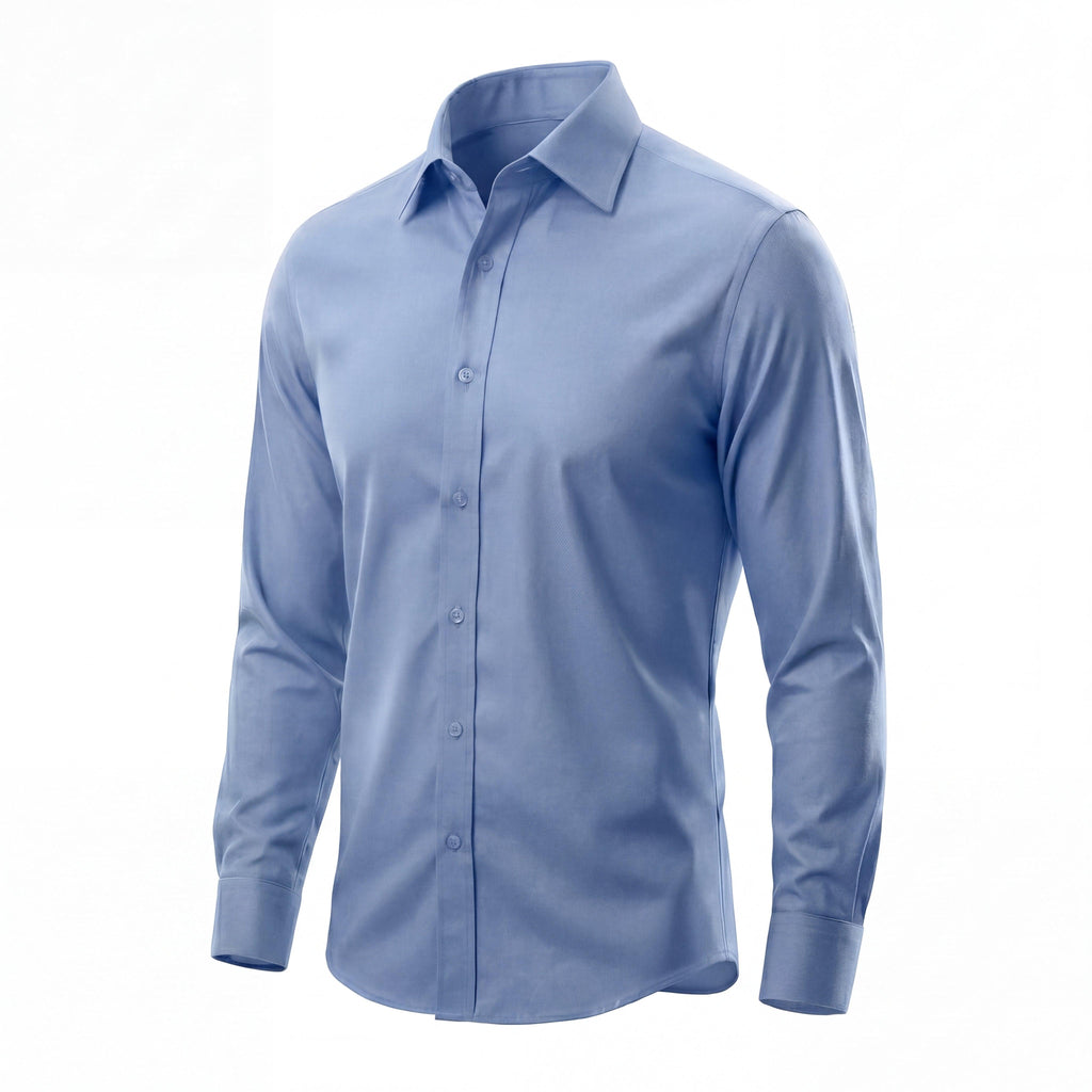 Northfords non-iron dress shirt collar stays crisp all day