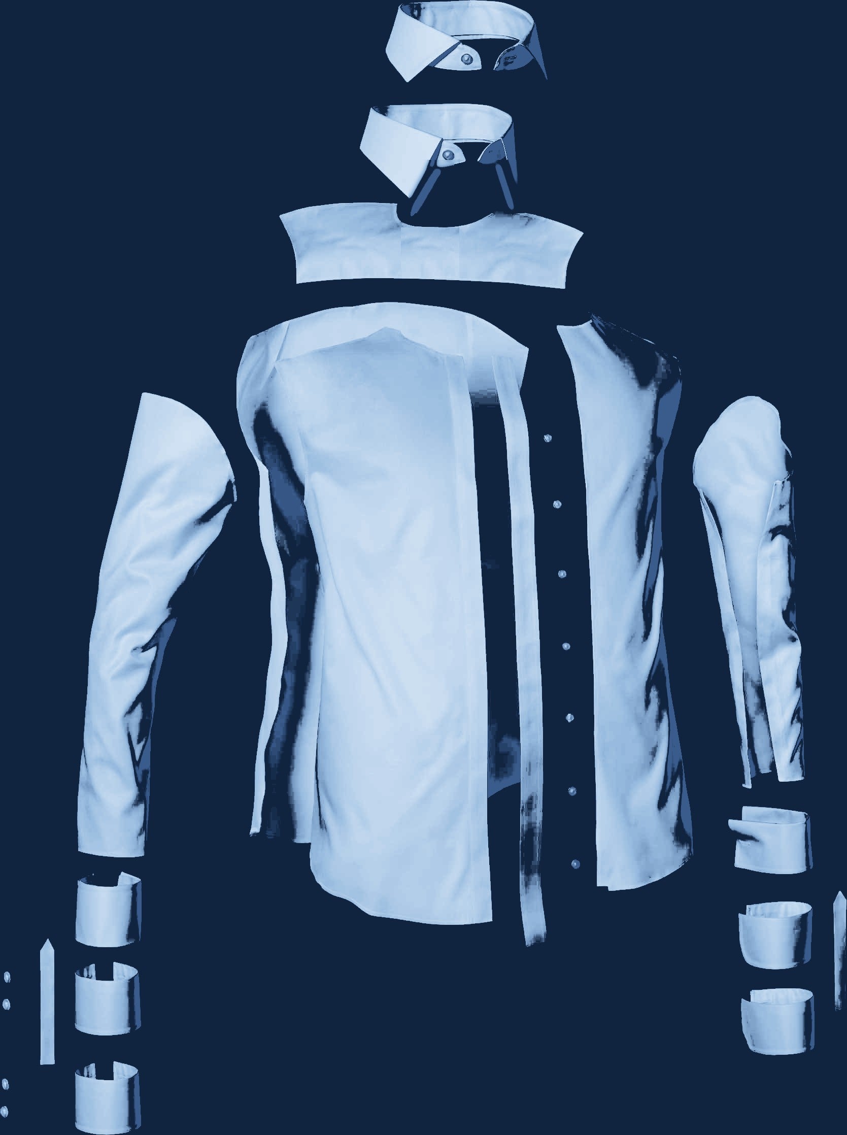 Northfords non-iron shirt construction